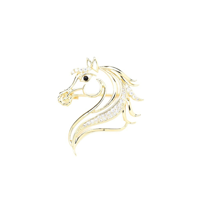 Брошка: мед, форма зодия, електроплатинация, прост стил, унисекс (материал: мед; форма: зодия; технология: електроплатинация; стил: прост; предназначение: унисекс)