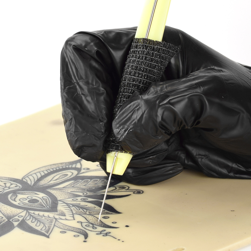 Kit de ace pentru tatuaje cu stilou realizat manual 3D, ace pentru mână, ace lungi, set consumabile pentru tatuaj (greutate netă 42 g)