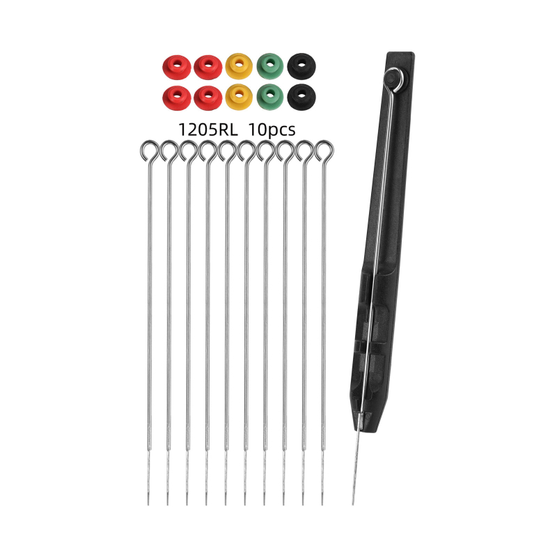 Kit de ace pentru tatuaje cu stilou realizat manual 3D, ace pentru mână, ace lungi, set consumabile pentru tatuaj (greutate netă 42 g)