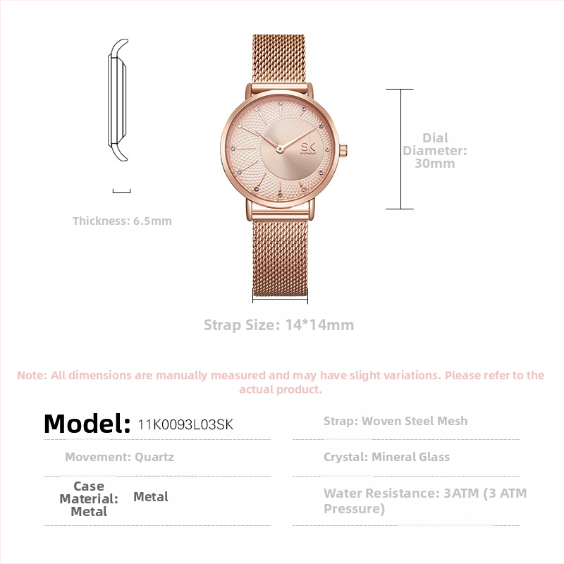 Dámske hodinky s ciferníkom s diamantovým vzorom a vintage prvkami, nerezový sieťový remienok, quartz pohon Miyota PC21, Japonsko, vodotesnosť 30 m