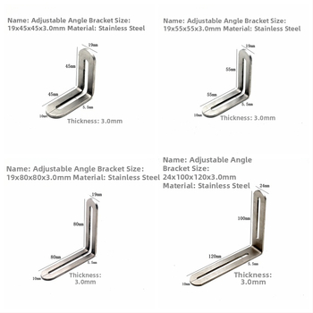 Reguliuojamos kampinis tiesus dalis iš nerūdijančio plieno – JC-0422 modelis, štampavimas, šiuolaikinis stilius