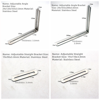 Reguliuojamos kampinis tiesus dalis iš nerūdijančio plieno – JC-0422 modelis, štampavimas, šiuolaikinis stilius