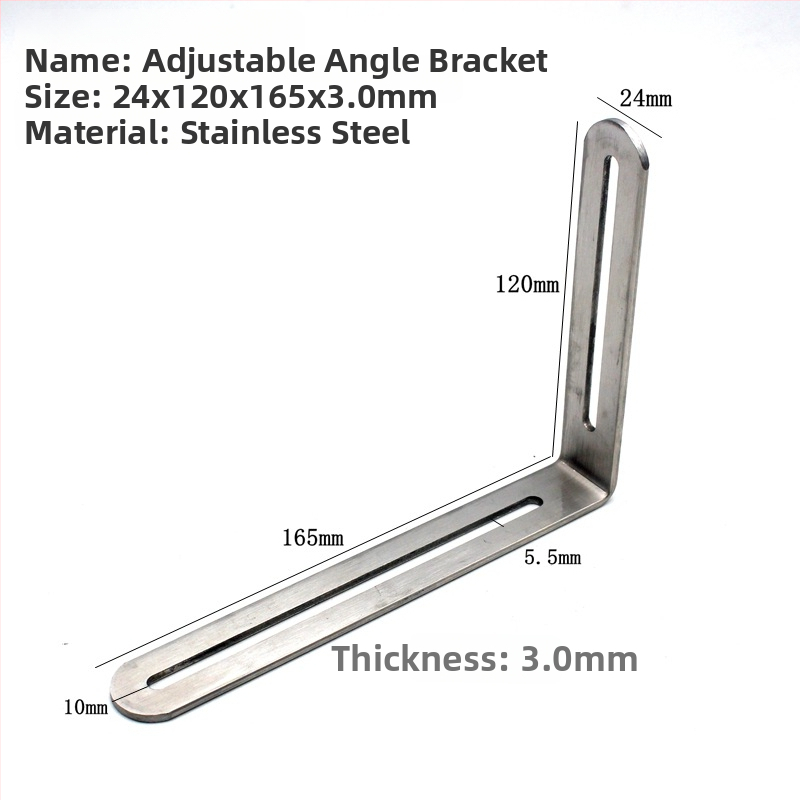 Reguliuojamos kampinis tiesus dalis iš nerūdijančio plieno – JC-0422 modelis, štampavimas, šiuolaikinis stilius