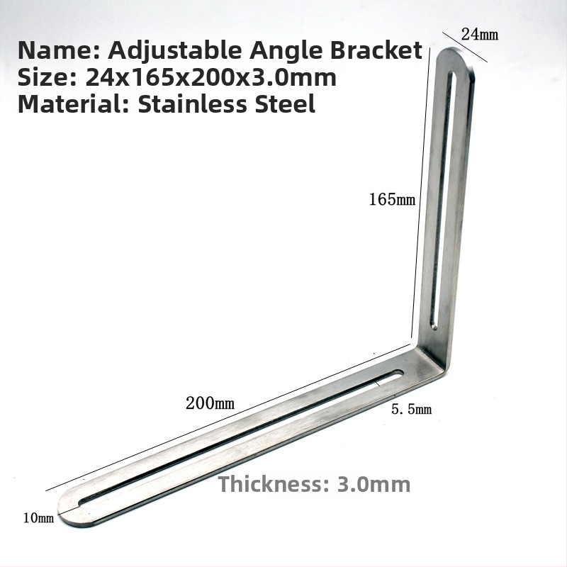 Reguliuojamos kampinis tiesus dalis iš nerūdijančio plieno – JC-0422 modelis, štampavimas, šiuolaikinis stilius