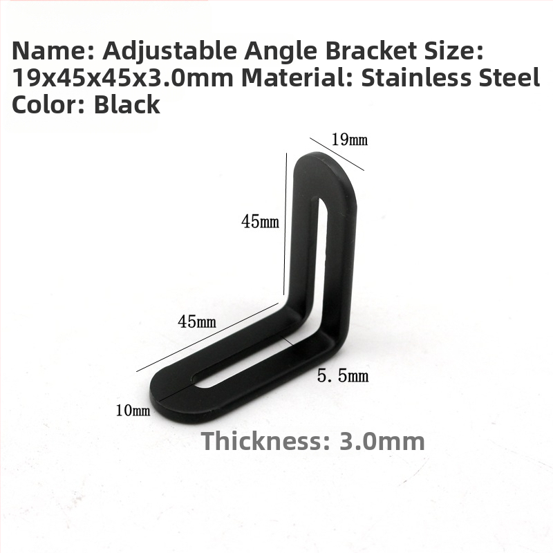 Reguliuojamos kampinis tiesus dalis iš nerūdijančio plieno – JC-0422 modelis, štampavimas, šiuolaikinis stilius