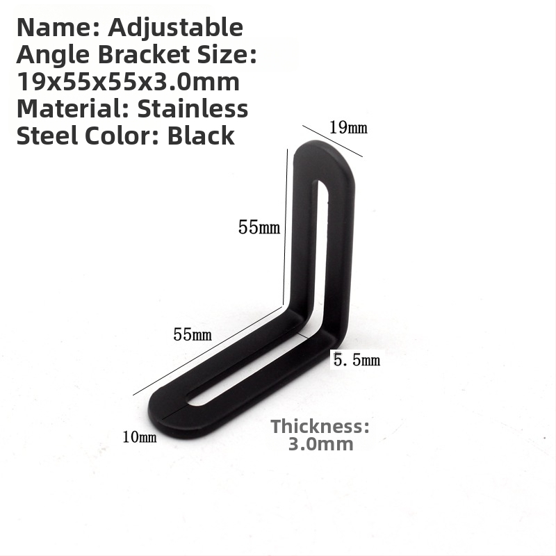 Reguliuojamos kampinis tiesus dalis iš nerūdijančio plieno – JC-0422 modelis, štampavimas, šiuolaikinis stilius