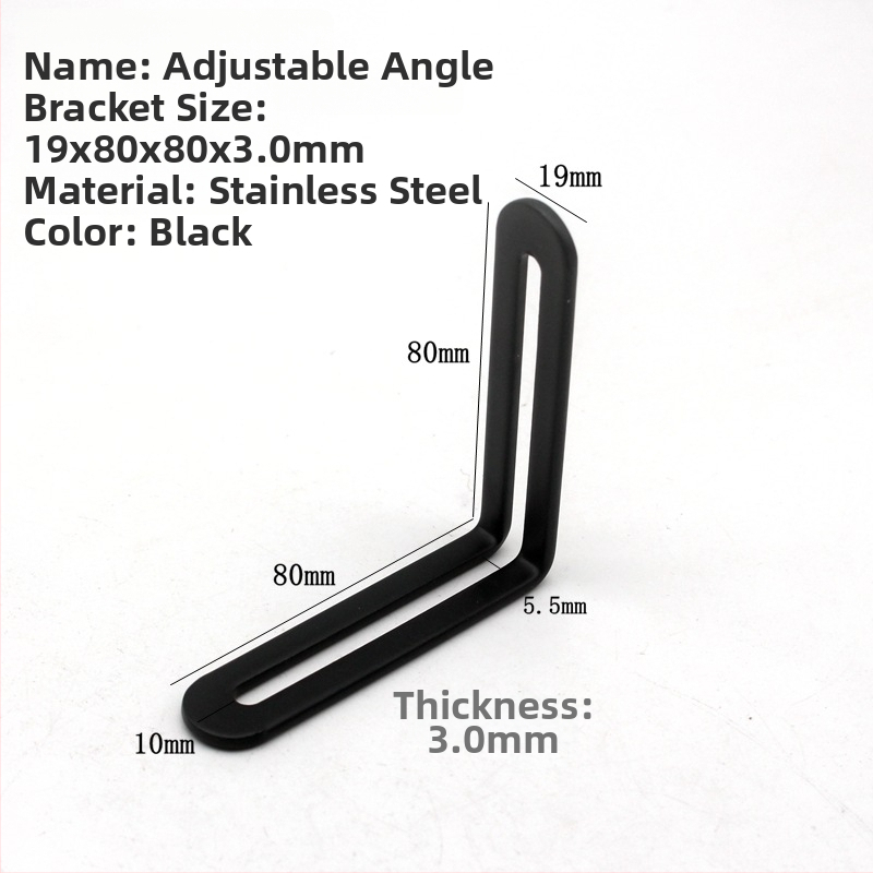 Reguliuojamos kampinis tiesus dalis iš nerūdijančio plieno – JC-0422 modelis, štampavimas, šiuolaikinis stilius