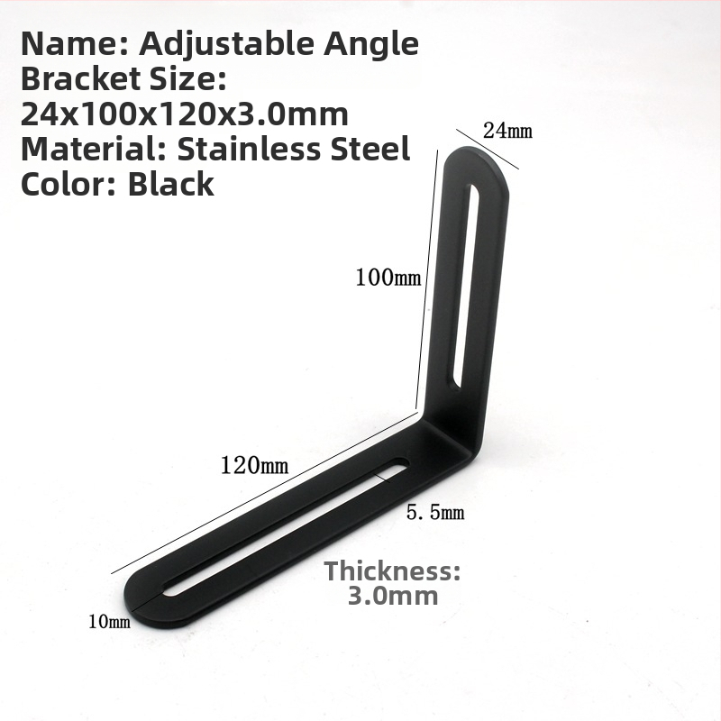 Reguliuojamos kampinis tiesus dalis iš nerūdijančio plieno – JC-0422 modelis, štampavimas, šiuolaikinis stilius