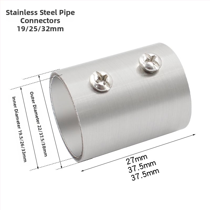 Nerūdijančio plieno tridimensinis T jungtis apvaliems vamzdžiams – modelis 20231017, prekės ženklas Jin ao ding, šiuolaikinio minimalistinio stiliaus