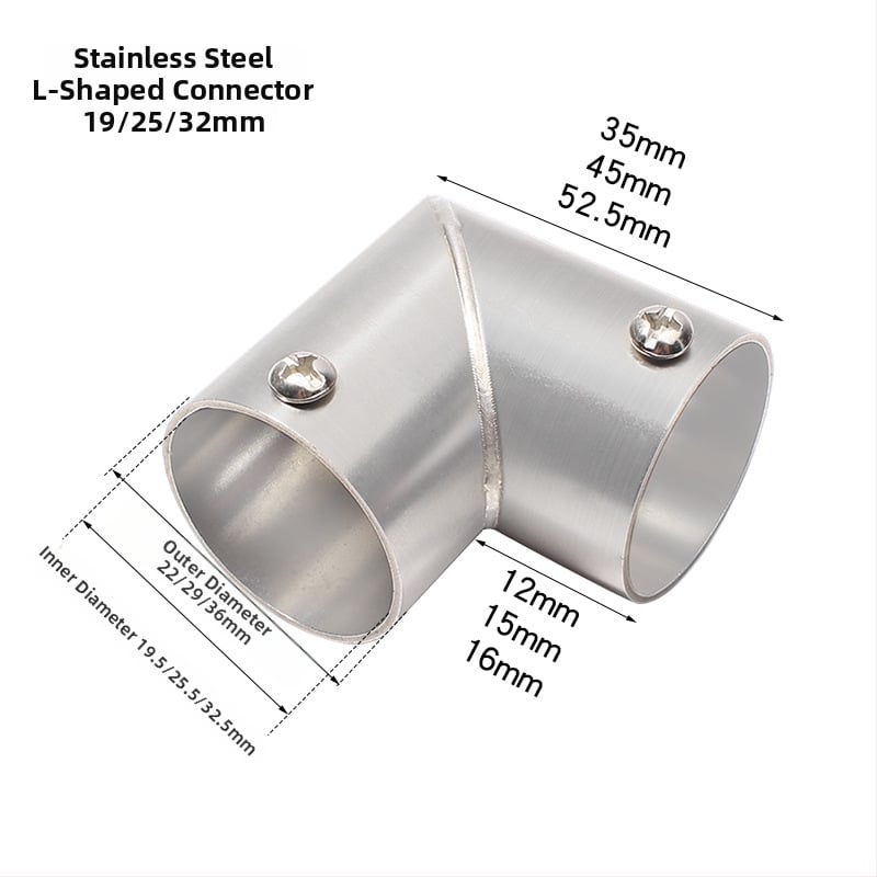 Nerūdijančio plieno tridimensinis T jungtis apvaliems vamzdžiams – modelis 20231017, prekės ženklas Jin ao ding, šiuolaikinio minimalistinio stiliaus