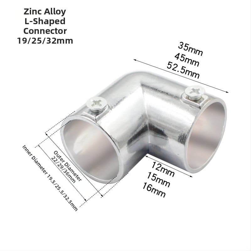 Nerūdijančio plieno tridimensinis T jungtis apvaliems vamzdžiams – modelis 20231017, prekės ženklas Jin ao ding, šiuolaikinio minimalistinio stiliaus