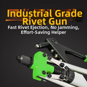 Rokas nity pistole mehāniskajiem stiprinājumiem, rūpnieciskās klases titāna sakausējums, spēka taupīšana