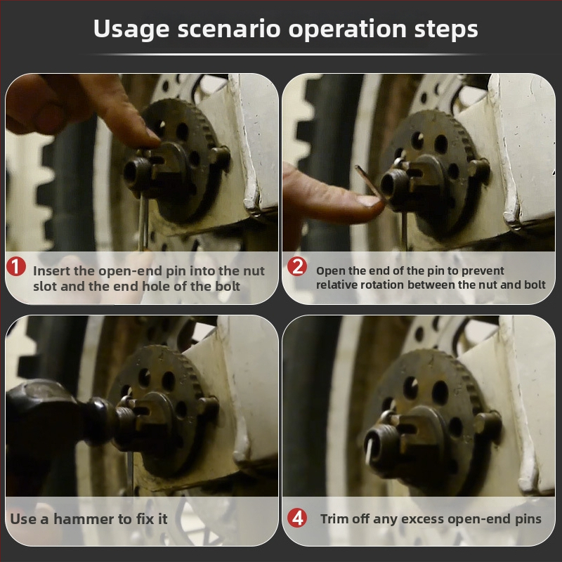 R-тип еластичен щифт, неръждаема стомана, вълнообразен щифт, гладка повърхност