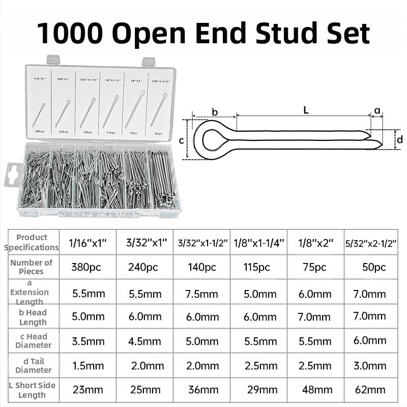 R-тип еластичен щифт, неръждаема стомана, вълнообразен щифт, гладка повърхност