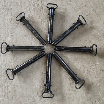 Щифт за връзка на миньорски вагон – фиксирано свързване, черно боядисан, GB879-86, Guangcheng