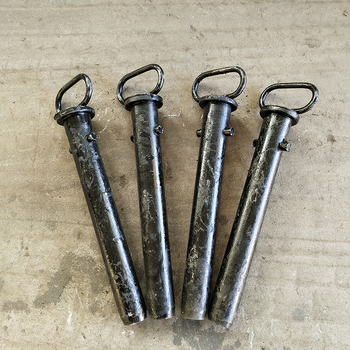 Щифт за връзка на миньорски вагон – фиксирано свързване, черно боядисан, GB879-86, Guangcheng