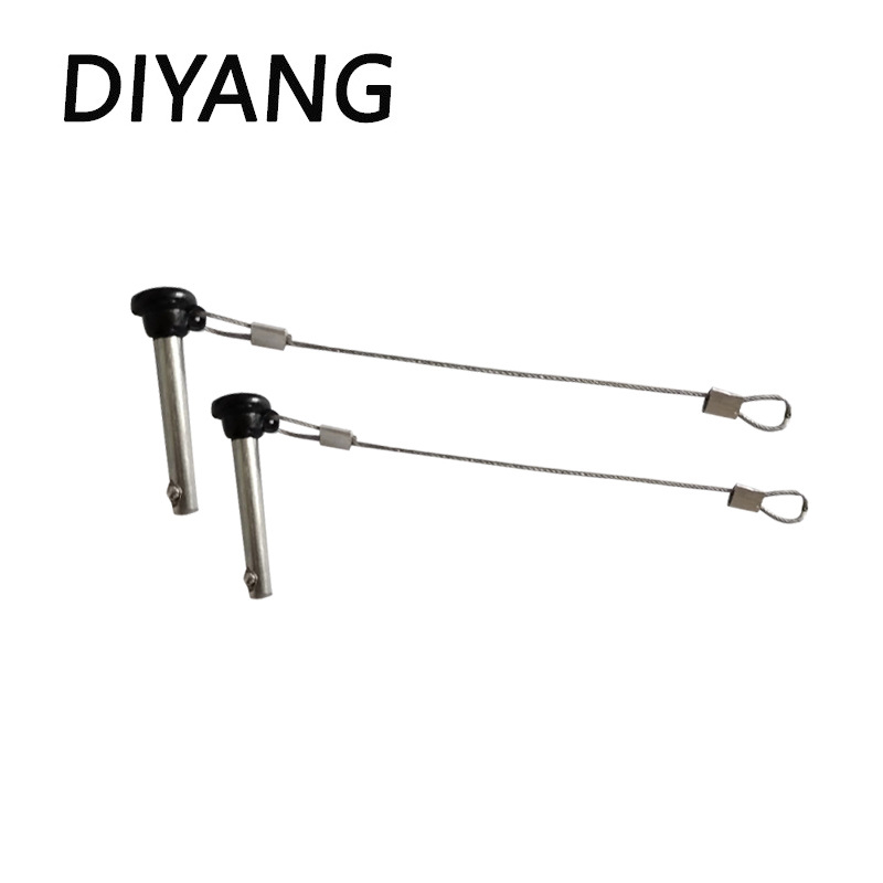 Galių plūdinio kaištis su nelaidžia virve ir greitu atleidimu; apsaugos ir pozicionavimo kaištis; paviršiaus apdaila: balta nikelio danga; medžiagos klasė: 4.8