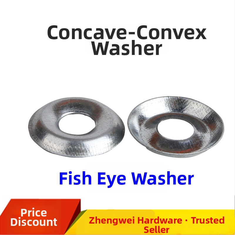 Fisheye uzmava, kausa formas ar reljefa virsmu, galvanizēta, oglekļa tērauds Q235, Klase A