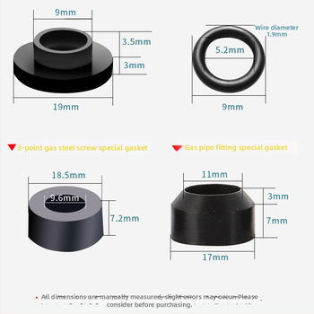 Sandarinimo žiedas vandens įvado ir dušo žarnos prijungimui — silikoninis ir nitrilinis gumos sandariklis, Water in Heaven, šiuolaikinis minimalistinis stilius