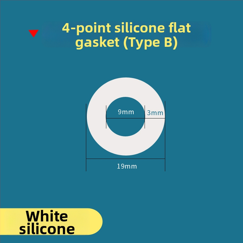 Sandarinimo žiedas vandens įvado ir dušo žarnos prijungimui — silikoninis ir nitrilinis gumos sandariklis, Water in Heaven, šiuolaikinis minimalistinis stilius