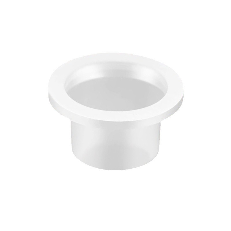 Plastikinis kampinis čiaupas su tarpikliu ir vandens įėjimo vamzdeliu — šiuolaikinio minimalistinio stiliaus