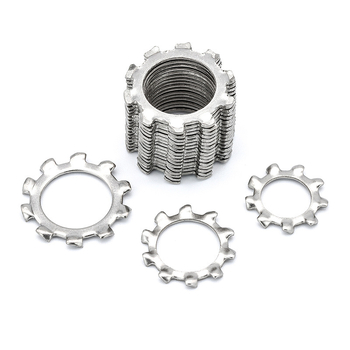 Набор шайби 410 бр., неръждаема стомана 304, външнозъбни шайби за заключване, плоски шайби, уплътнителни шайби, ограничителни шайби, клас A, национален стандарт