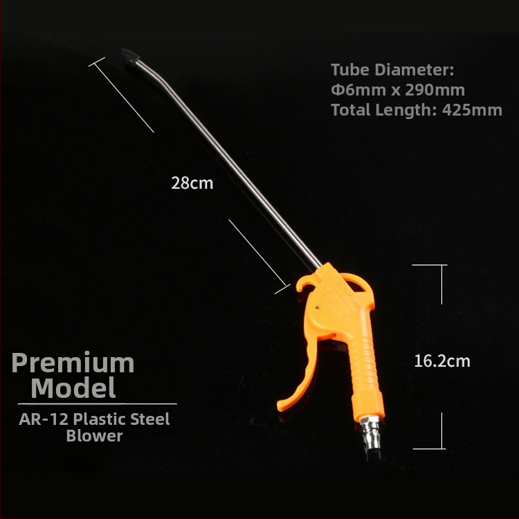 Sanyu AR-10 pneimatiskā putekļu pūtēja pistole, augstas slodzes putekļu noņemšanai, plastmasas- tērauda pistons, 0,15 kg