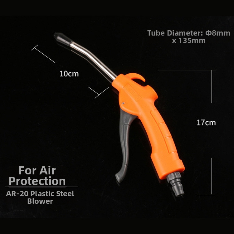 Sanyu AR-10 pneimatiskā putekļu pūtēja pistole, augstas slodzes putekļu noņemšanai, plastmasas- tērauda pistons, 0,15 kg