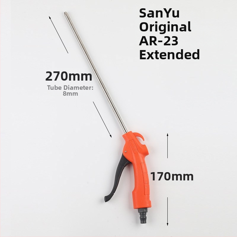 Sanyu AR-10 pneumatinė dulkių pūtimo pistoleto, aukšto slėgio dulkių šalinimui, plastiko-plieno stūmoklis, 0,15 kg