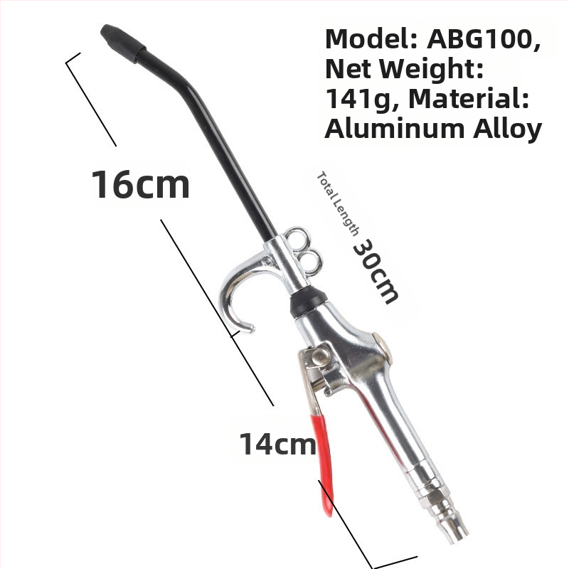 Sanyu AR-10 pneumatinė dulkių pūtimo pistoleto, aukšto slėgio dulkių šalinimui, plastiko-plieno stūmoklis, 0,15 kg
