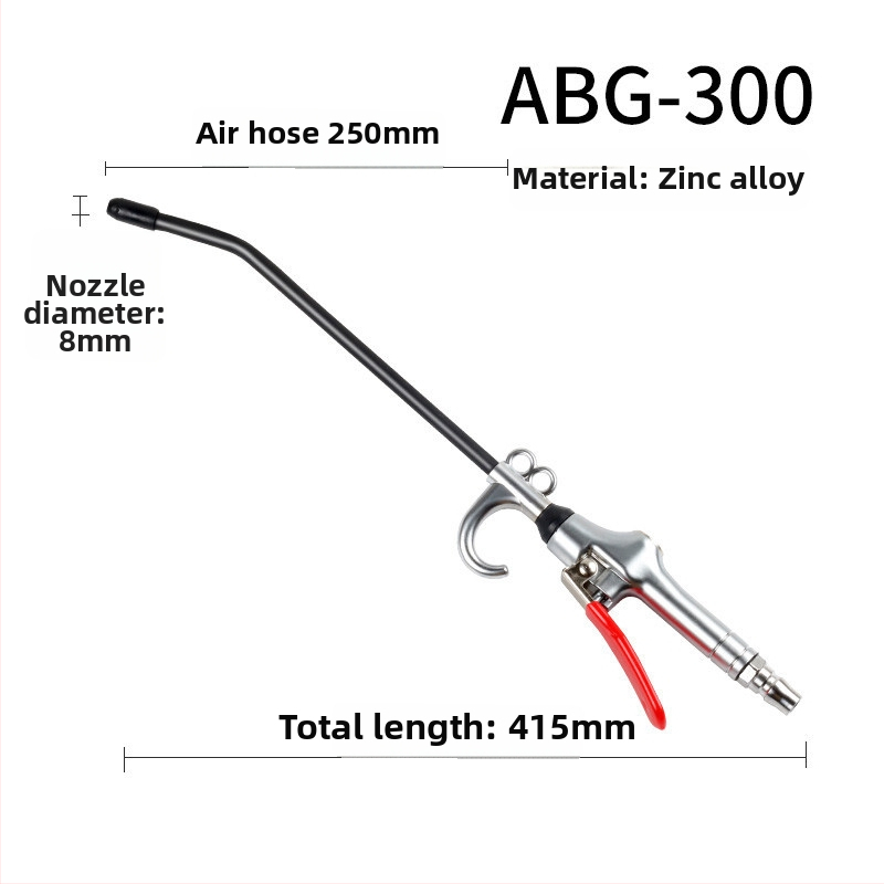 Sanyu AR-10 pneumatinė dulkių pūtimo pistoleto, aukšto slėgio dulkių šalinimui, plastiko-plieno stūmoklis, 0,15 kg
