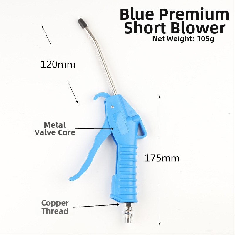 Sanyu AR-10 pneumatinė dulkių pūtimo pistoleto, aukšto slėgio dulkių šalinimui, plastiko-plieno stūmoklis, 0,15 kg