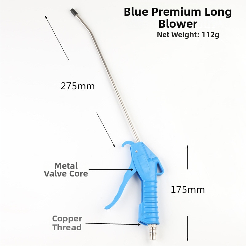 Sanyu AR-10 pneumatinė dulkių pūtimo pistoleto, aukšto slėgio dulkių šalinimui, plastiko-plieno stūmoklis, 0,15 kg