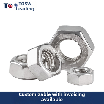 Šešiakampių veržlių rinkinys dėžutėje, 405 vnt, 304 nerūdijantis plienas, DIN 934, A2-70