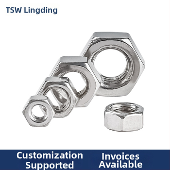 Šešiakampių veržlių rinkinys dėžutėje, 405 vnt, 304 nerūdijantis plienas, DIN 934, A2-70