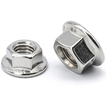 Šešiakampė flanšinė veržlė iš 304 nerūdijančio plieno DIN 6923-1983, klasė A, Star snail king