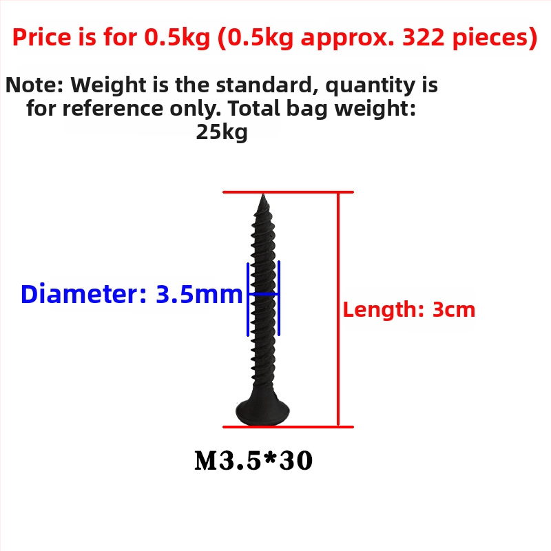 Snowteng pašurbjošas skrūves ģipsja plāksnei, iegriezta galva, fosfātēts pārklājums, 1022 oglekļa tērauds, GB14210