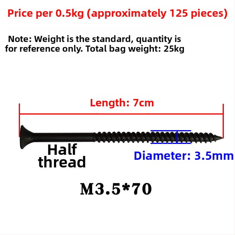 Snowteng pašurbjošas skrūves ģipsja plāksnei, iegriezta galva, fosfātēts pārklājums, 1022 oglekļa tērauds, GB14210