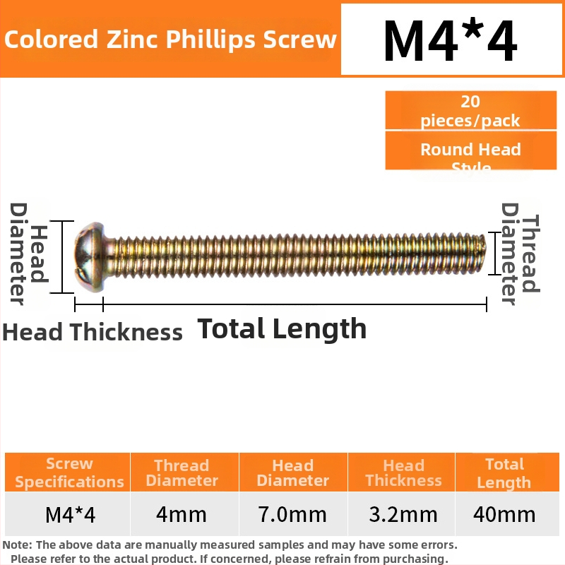 Slēdža paneļa skrūves – apaļās galvas, M4 vītne, GB/GB-T standarts
