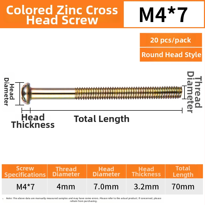 Slēdža paneļa skrūves – apaļās galvas, M4 vītne, GB/GB-T standarts