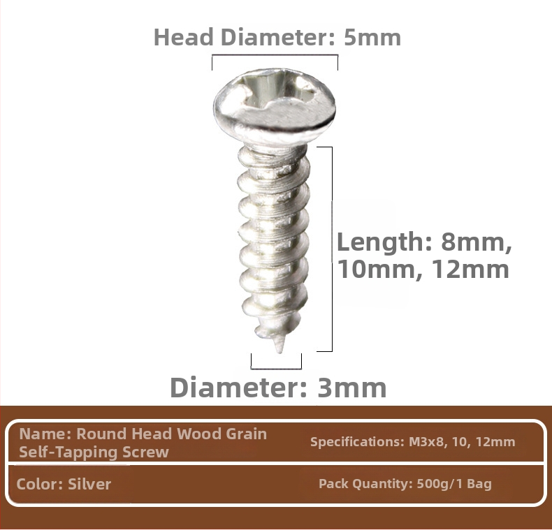 Галванизирани винтове с кръстосана плоска глава и резба за метални покривни листове и железни листове, клас 6.8