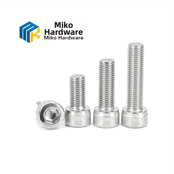 Šešiakampio skylės cilindrinės galvos varžtas DIN 912, nerūdijantis plienas A4-70, balta paviršiaus apdaila