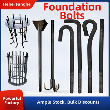 Ankurpoldid teraskonstruktsioonidele – sisseehitatud komponendid, GB799, süsinikterasest Q235, pinnatöötlus: tõeline värv