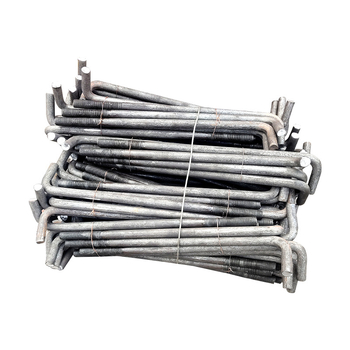 Анкерни болтове за стоманени конструкции – вградени компоненти, GB799, Q235 въглеродна стомана, повърхностна обработка: естествен цвят