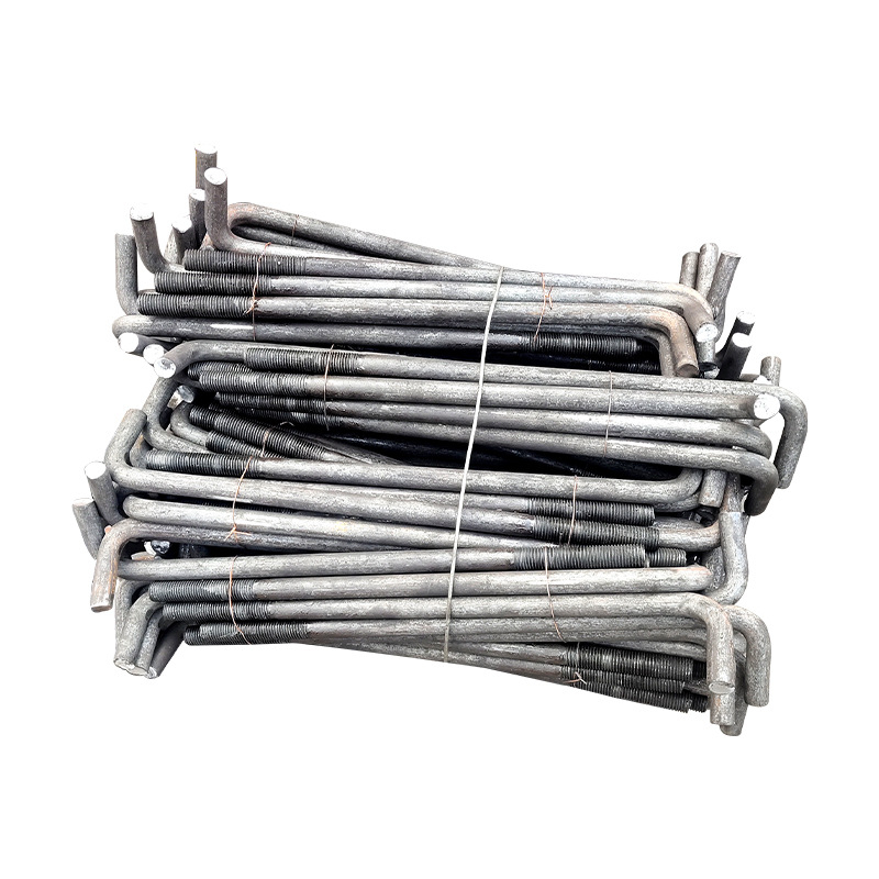 Анкерни болтове за стоманени конструкции – вградени компоненти, GB799, Q235 въглеродна стомана, повърхностна обработка: естествен цвят