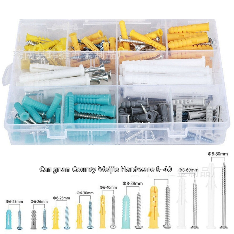 Roostevabast terasest isekruviv kruvid, kõrge tugevus, 200 tk, kombineeritud karbis (klass B, tase 4,8)