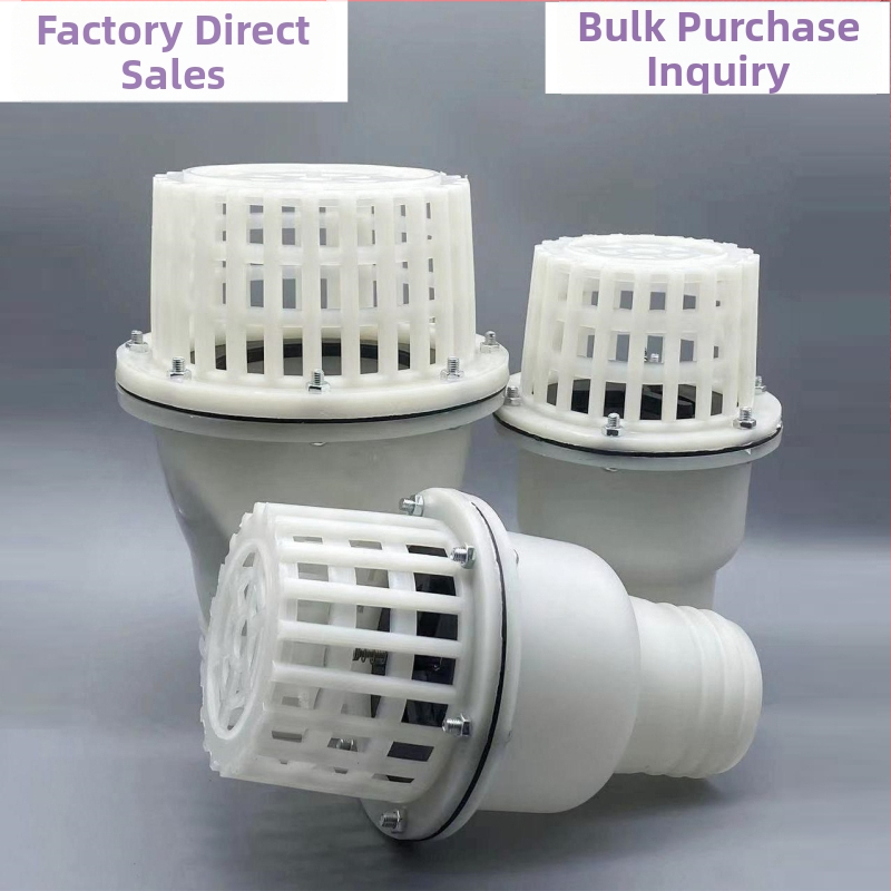 Samočerpajúce vodné čerpadlo s dolným ventilom, plastovým spätným ventilom a filtračným sitom