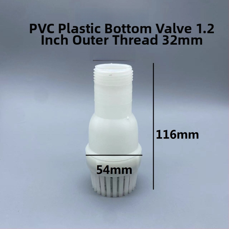 Samočerpajúce vodné čerpadlo s dolným ventilom, plastovým spätným ventilom a filtračným sitom