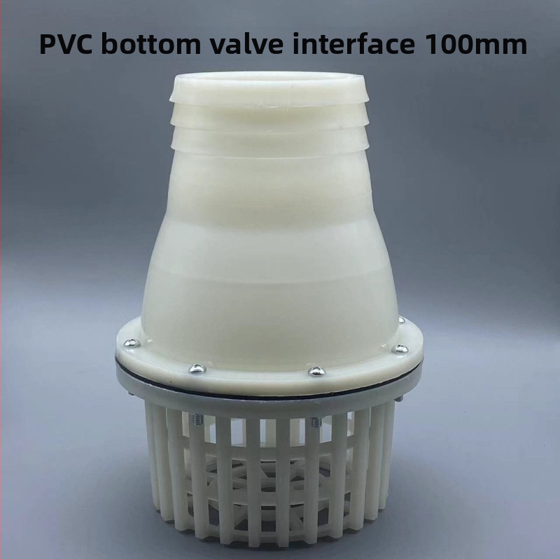 Samočerpajúce vodné čerpadlo s dolným ventilom, plastovým spätným ventilom a filtračným sitom