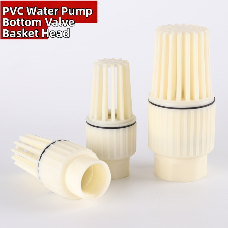PVC plastový spodný ventil s vnútorným závitom – spätný ventil pre čerpadlo vody a studňu